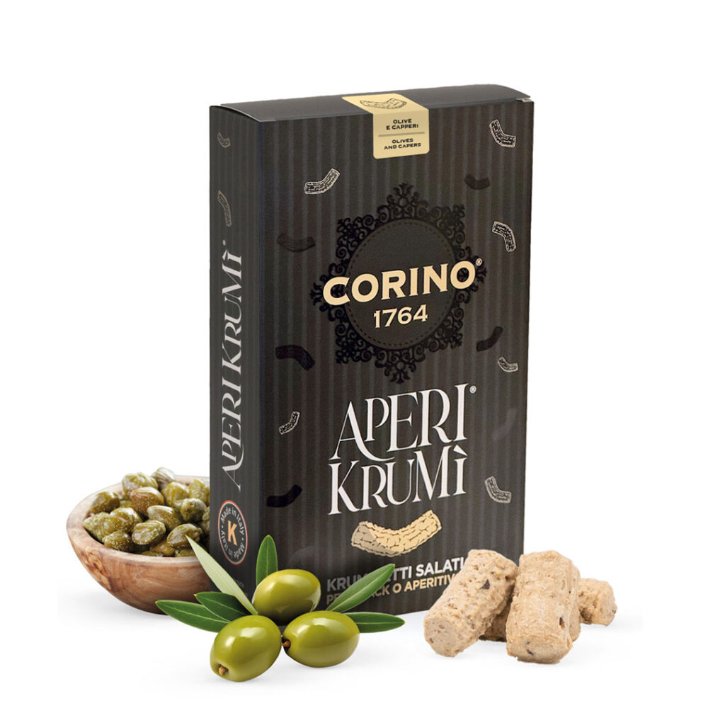 krumiretti salati con capperi e olive corino 200g