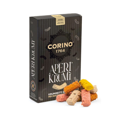 krumiretti salati mix 4 varietà gusti esotici corino 200g